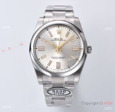 Clean Factory Super clone Rolex Oyster Perpetual 41 Clean 3230 Watch Silver Dial